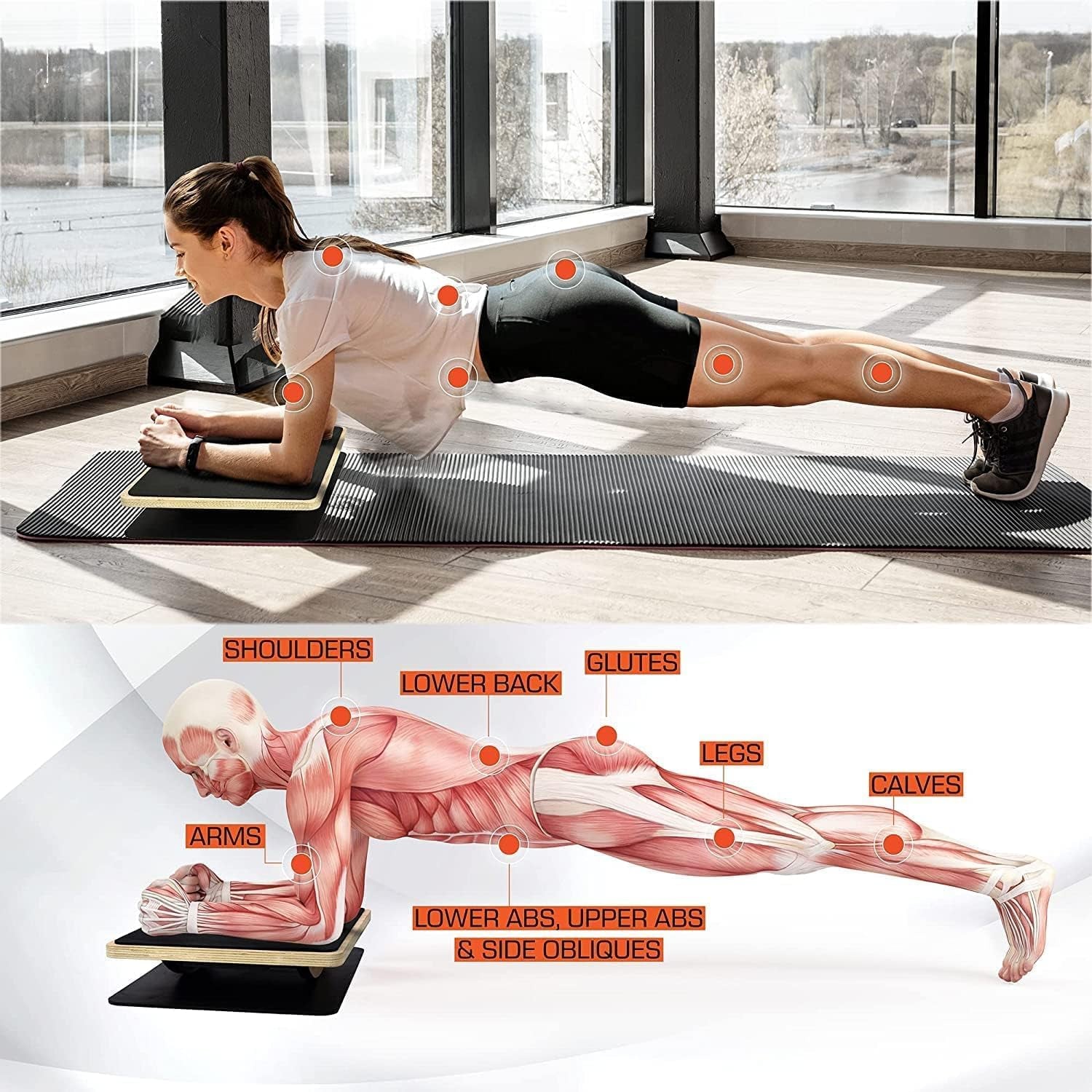 Elevate Your Fitness Game with the Professional Rocker Balance Board – Perfect for Leg Workouts and Core Strengthening!