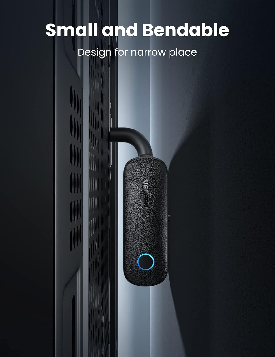 Bluetooth 5.0 Transmitter and Receiver for Car TV Airplane, 2 in 1 Wireless 3.5Mm Bluetooth Aux Adapter, Dual Devices Paired, Compatible with Car TV Airplane Home Stereo Headphones and More